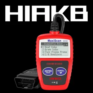 HIAKB OBD2 Scanner MS309 Universal Car Engine Fault Code Reader, Check Engine Light and Emission Monitor Status, OBDII CAN Diagnostic Scan Tool
