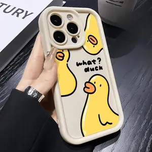 Three Little Yellow Ducks  Advanced fashion gift Case for iPhone17 16 15 14 Pro Max 16E 13 12 11 XR XS Plus Shockproof Full Camera Protection Durable slim Silicone Cover