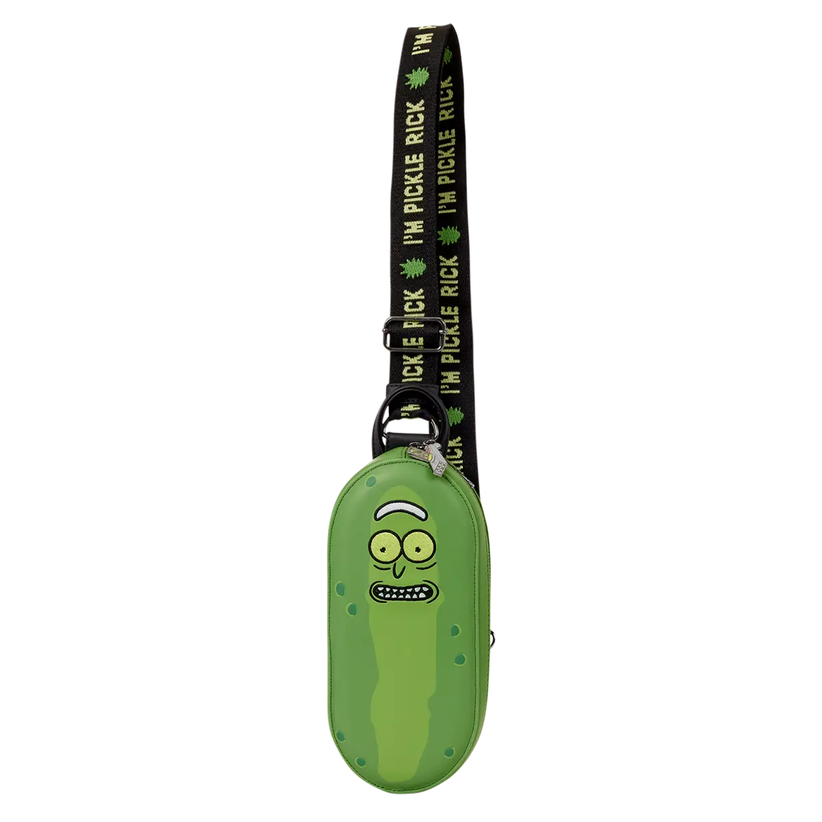Cartoon Network Rick and Morty Pickle Rick Sling Crossbody Bag