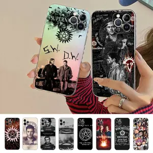 Supernatural SPN Dean And Sam Phone Case For iPhone 17 16 15 14 13 12  11 Pro XS Max X   Plus Soft Silicone Cover