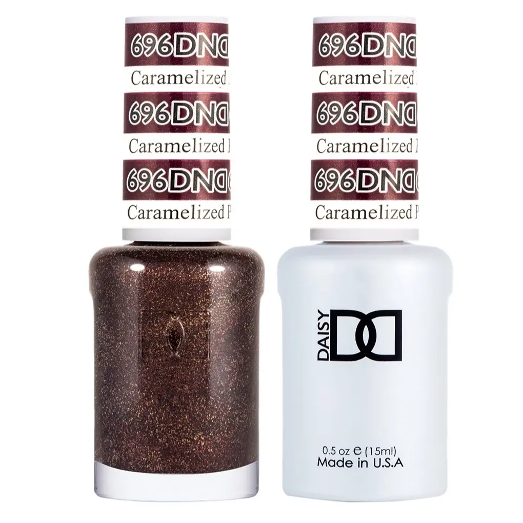 DND gel polish Caramelized Plum #696