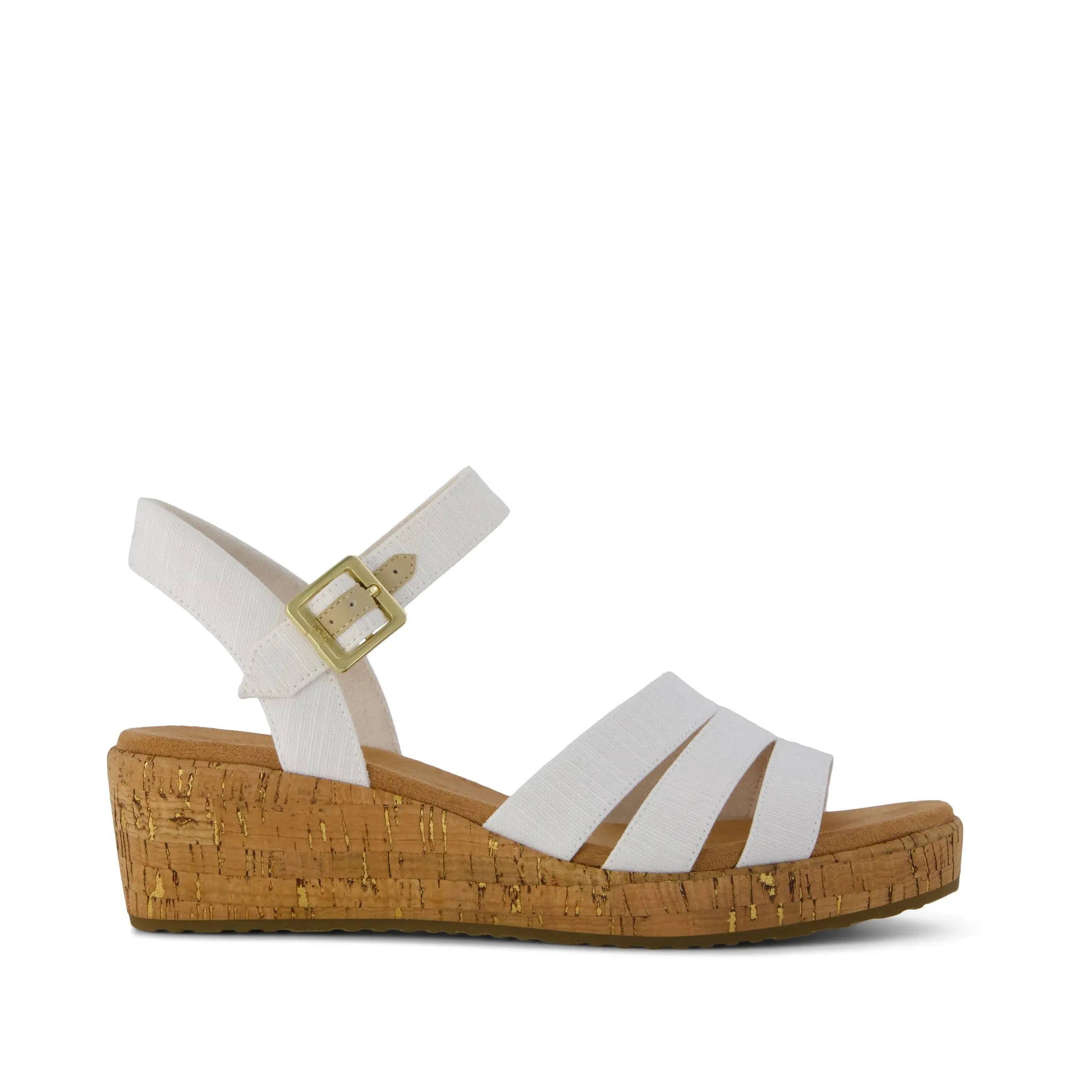 Womens Julia Wedge Sandal Woven White Womens Julia Wedge Sandal Woven White