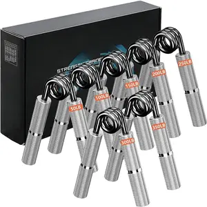 Hand Grip Exerciser Strengthener,Resistance Levels 50-450Lbs,Grip Strength Trainer,Non-Slip Gripper,Heavy Duty Grip Enhancer