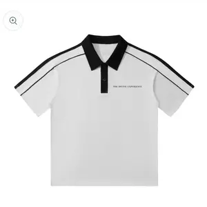 PROFESSIONAL POSER Contrast Collar Short-Sleeve Polo Shirt