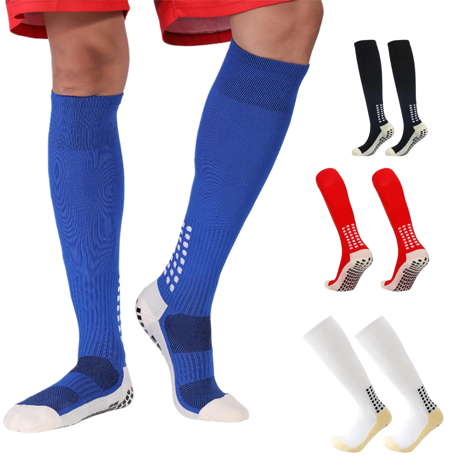 JointlyCreating Breathable Knee-High Non-Slip Socks for All Sports Ultimate Support Comfort Moisture Wicking Perfect for Football Basketball Baseball Cycling Running and More