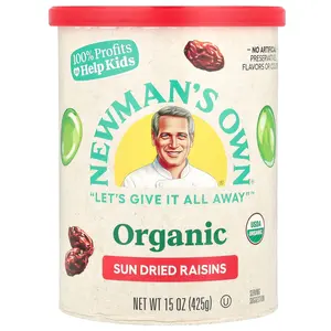 Newman's Own Organics Sun Dried Raisins, 15 oz (425 g)