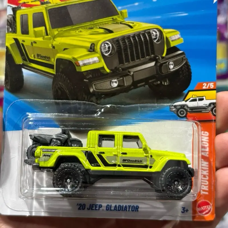 Green Jeep Gladiator Diecast Truck 1:64 scale