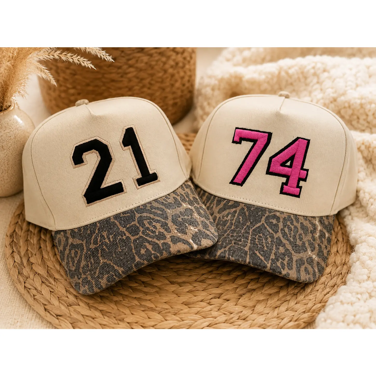 Custom Embroidered Hat, Custom Number Hat