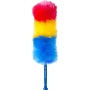 23 inch Rainbow Static Duster - Electrostatic Feather Duster Attracts dust Like a Magnet!