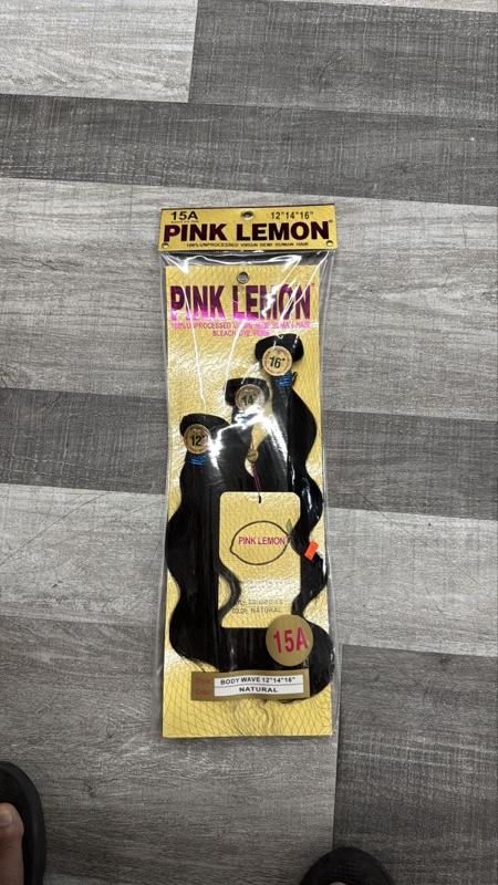 Pink Lemon Bundles  15A Body Wave 12" 14" 16" Natural Color Human  Hair Extension’s