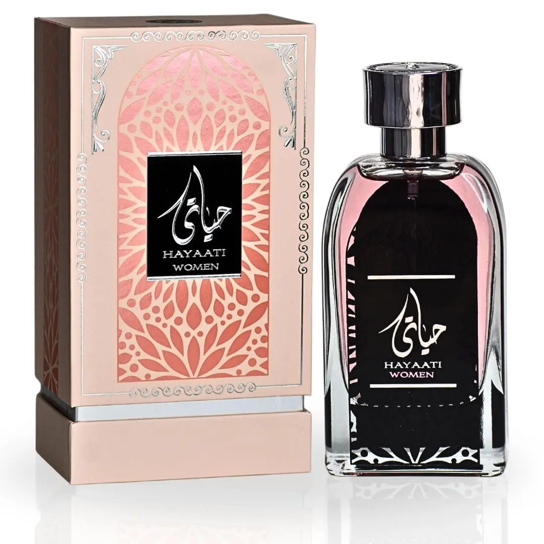 Ard Al Zaafaran Hayaati Women's EDP Spray - Arabic Perfume Women's Fragrance, 100ML (3.4 OZ), Long Lasting, Refreshing, Enchanting Aroma, Single Item