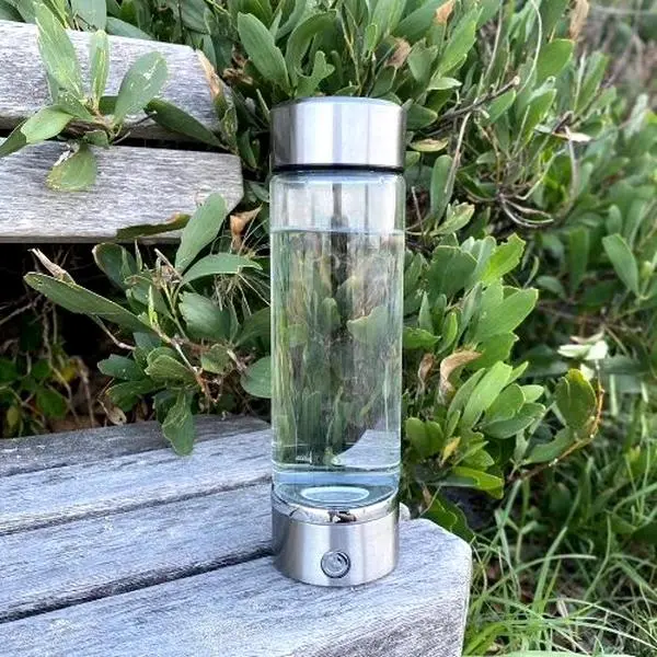 WickedWater Hydrogen Water Bottle - Portable Electrolysis Drinkware with Rechargeable Battery, User-Friendly Interface & Potential Health Benefits