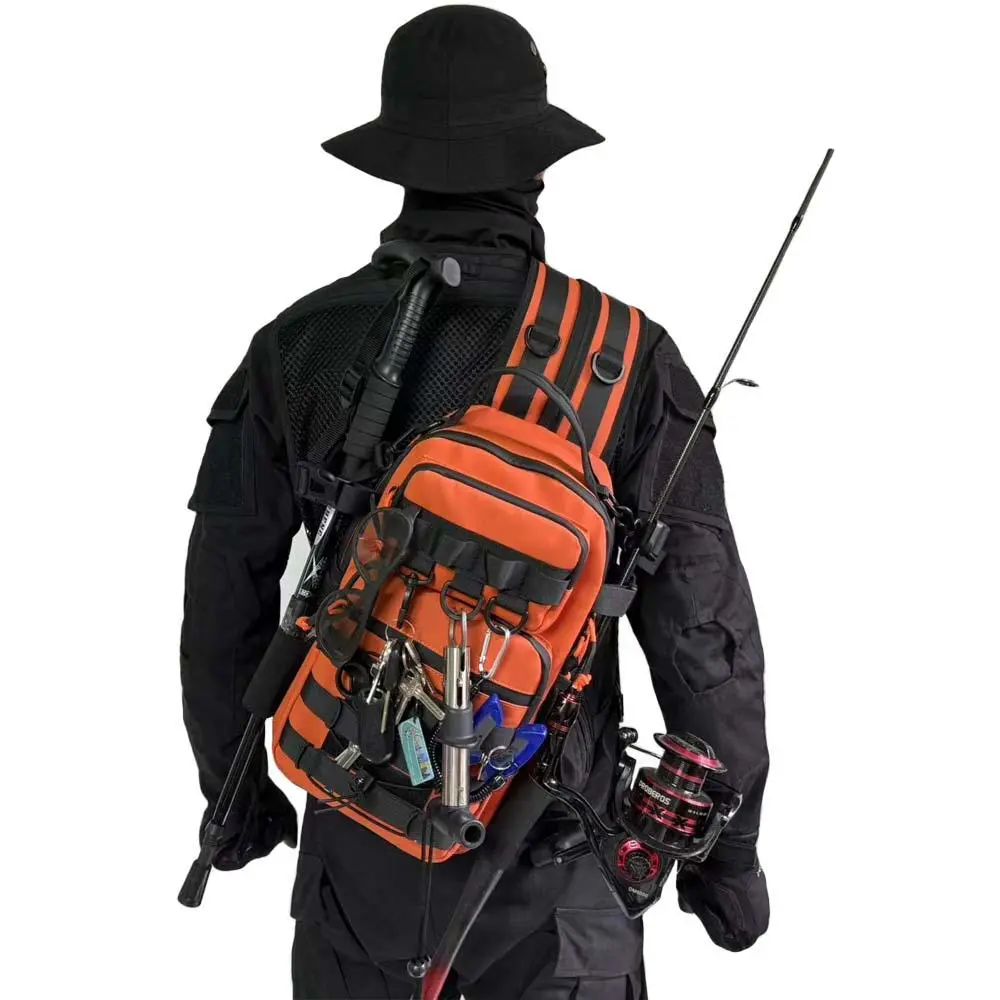Outdoor Fishing Bag, Multifunctional Large Capacity Fishing Backpack, Outdoor Fishing Bag for Men & Women, Sports & Outdoor Clothing Accessories, Fishing Tackle Organizer, Fishing Gear
