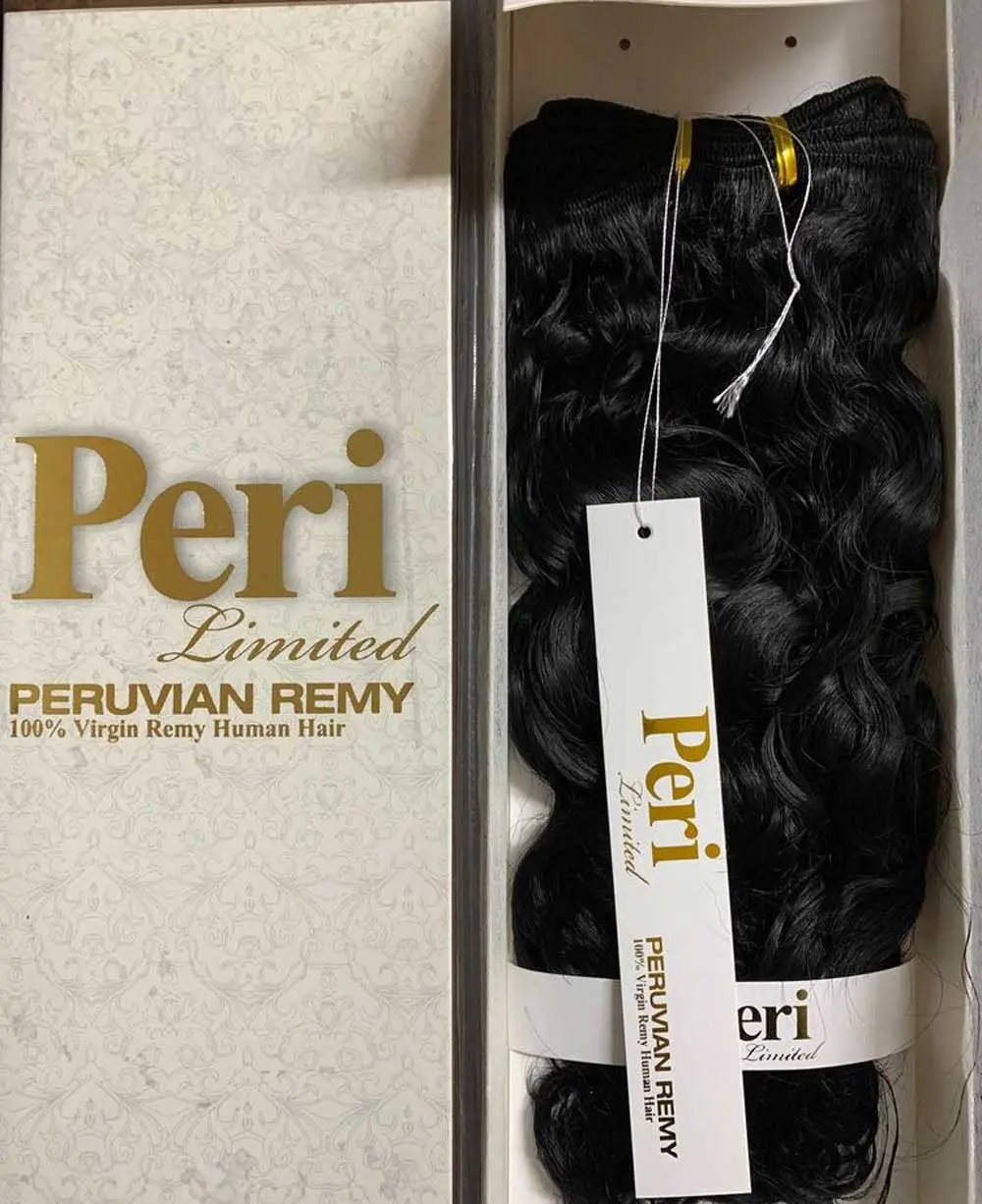 Peri™ Limited Peruvian Remy 100% Virgin Remy Hair Russian Wave Weaving 12"