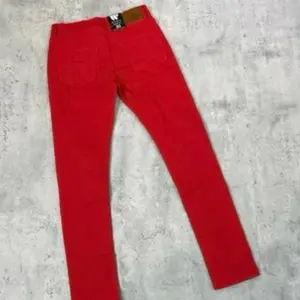 Red Alert Distressed Men’s Jeans