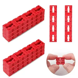 Outlet Spacers for Electrical Box, Non-Conductive Receptacle Spacers for Fixing Loose or Recessed Outlets, Stackable Plastic Socket Shims for Switch Alignment and Leveling (12 Strips) fathersdaygift-MM1