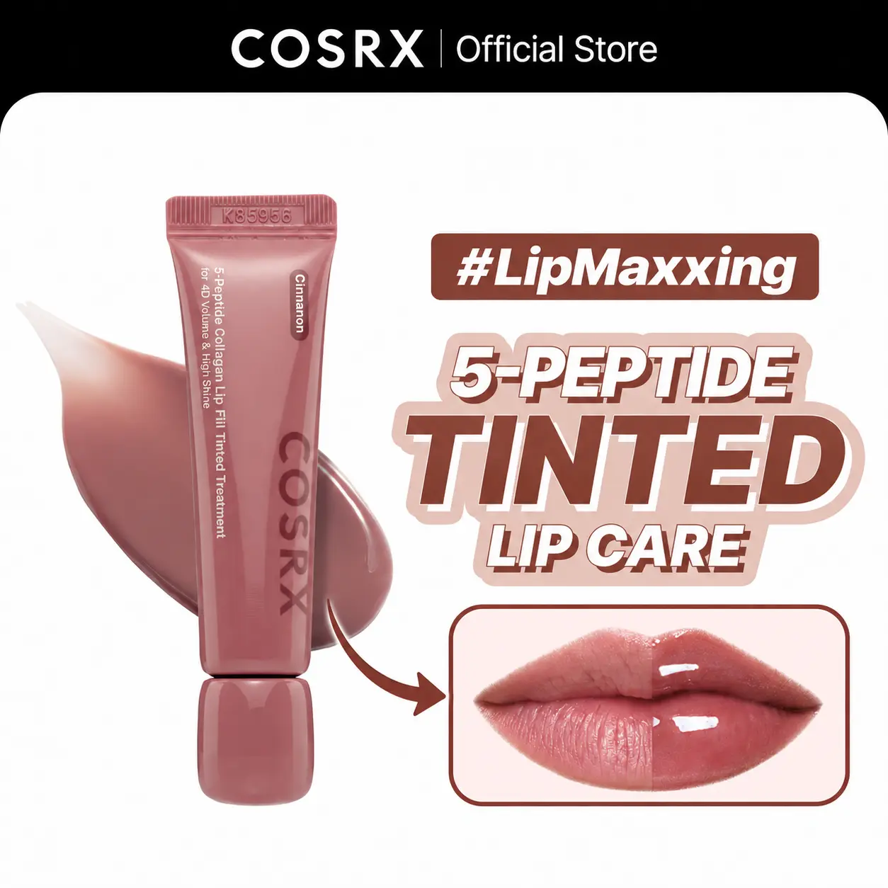 [NEW] [COSRX Official] Skincare-Grade LIP CARE with 5 PEPTIDES  l  Daily Lip Rescue & Repair Lip Balm, Skincare Hybrid Tinted Lip Treatment, Overnight Barrier Recovery Lip Mask, Advanced Lip Skincare, Sensitive, Beauty Products Black