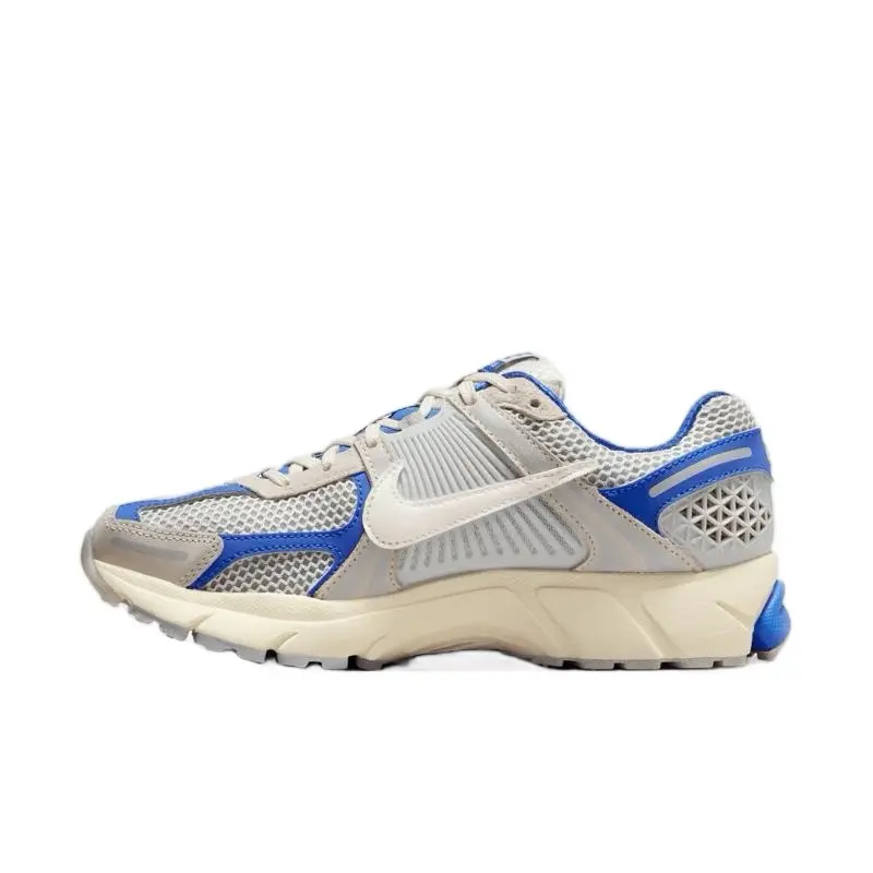Nike Zoom Vomero 5 Game Royal Coconut Milk Women’s Perfect Daily Casual Comfort Fashion Footwear Walking Running Sneakers Shoe Girl, Breathable Running Sneakers, Cushioned Running Shoes, Athletic Running Shoes, Breathable Running Shoes