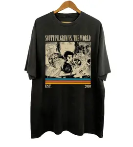 The Scott Pilgrim vs The World Shirt, Film Shirt, Retro T-Shirt, Minimalist Shirt, Retro Shirt, Vintage Shirt, Classic Shirt, Gifts for him