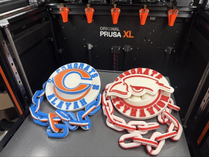 3d Printed SPINNING Graduation Rally Championship Chain Player of the Game I Custom I Sports MVP Baseball Football Cheer Wedding Concert