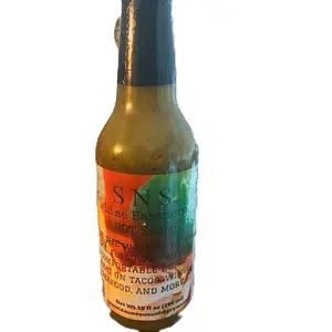 Lime Habanero Hot Sauce - Comfortable Burn Flavor - Great on Tacos, Wings, Seafood & More - 10 fl oz (283 mL) - Dip