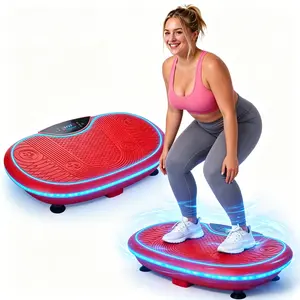 Vibration Plate Exercise Machine, 3-Motor App-Controlled High-Intensity Adjustable Speed Vibration Plate Whole Body Shaker Workout Equipment for Women
