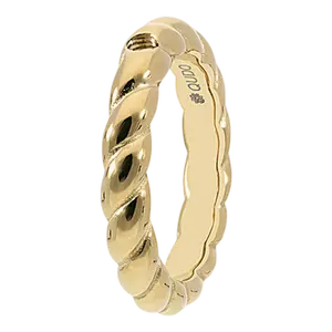 The Heirloom Rope Ring Base – Interchangeable Ring by QUDO