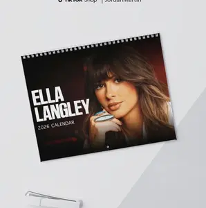 Country Music Ella Langie1 2026 Wall Calendar, Modern Stars Calendar, Retro Calendar 2026 for Home Decor R
