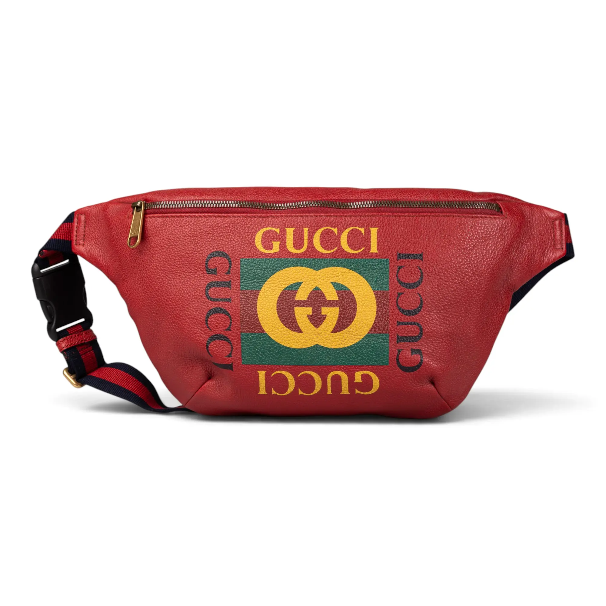 Pre-owned GUCCI Leather Mini bags Bumbag Red CN26070472