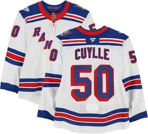 Will Cuylle New York Rangers Game-Used #50 White Set 2 Jersey from the 2025-26 NHL Season - Fanatics Authentic Certified