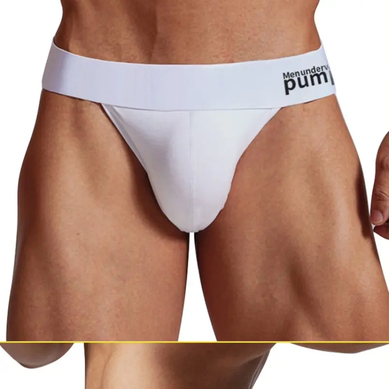 Men's Cotton Sport Jockstrap, Stretchy and Breathable Pouch Underwear for Athletic Wear, Parties, and Festivals, Menswear, Panty