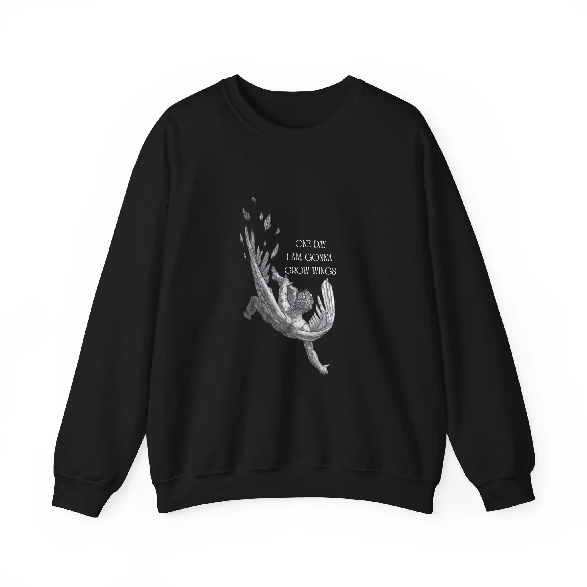 The Fall Of Icarus Sweatshirt, Greek Mythology Jumper, Artistic Pullover, Mythical Graphic Hoodie, Daedalus Teens Top