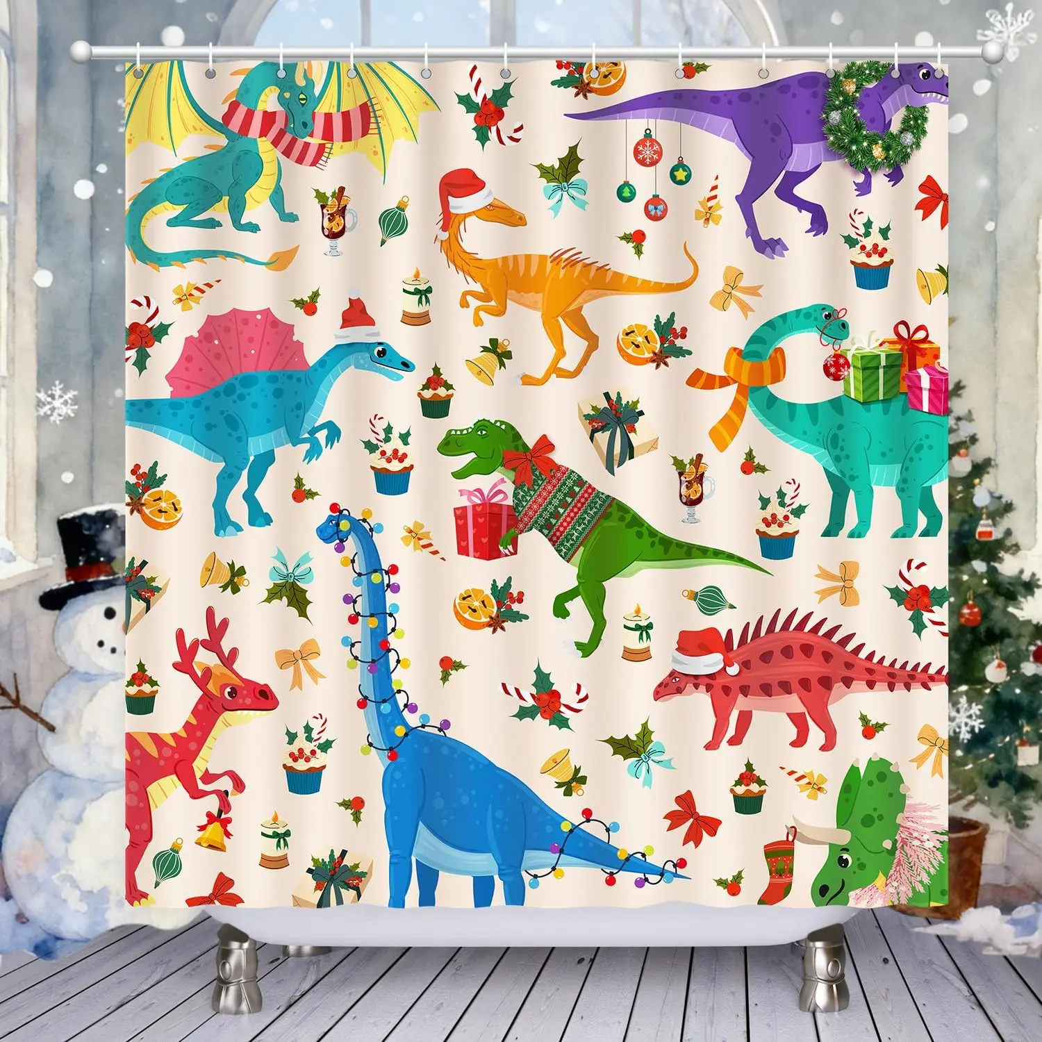 Christmas Dinosaur Party