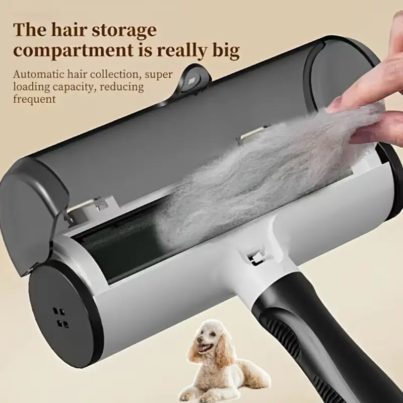 Reusable Pet Hair Remover, Pet Hair Roller Brush Automatically Collects Lint, Suitable for Clothing, Furniture, And Carpets