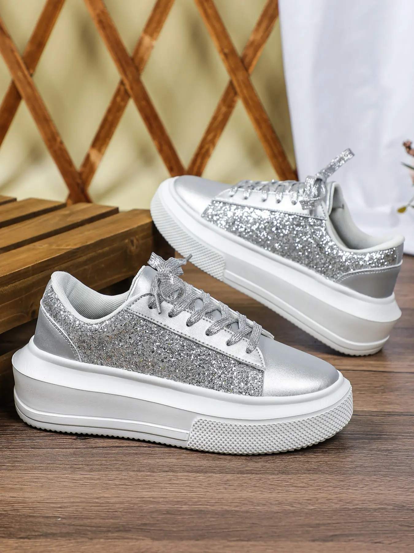 Men's Fashion Classic Trendy Sequined Skateboard Shoes, Skater Shoes, Streetwear Shoes, Comfortable Breathable Low Top Casual Sports Shoes, Perfect for Christmas Gifts, Trending Shoes, Skateboarding Shoes