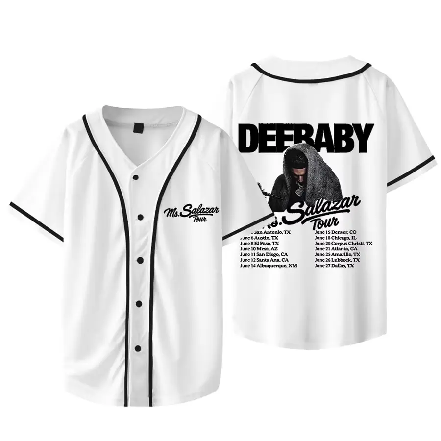 Deebaby  Baseball Jersey 2025tour Men's And Women's Casual Sports T-shirts Fan Tops