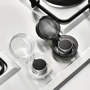 Gas Stove Switch Protector Cover, Gas Ignition Button Protection, Easy Install Kitchen Safety Accessory, Fits Gas Ovens and Ranges