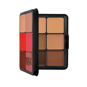 HD Skin Face Essentials Palette with Highlighters - Long-Lasting Full Face Cream Palette