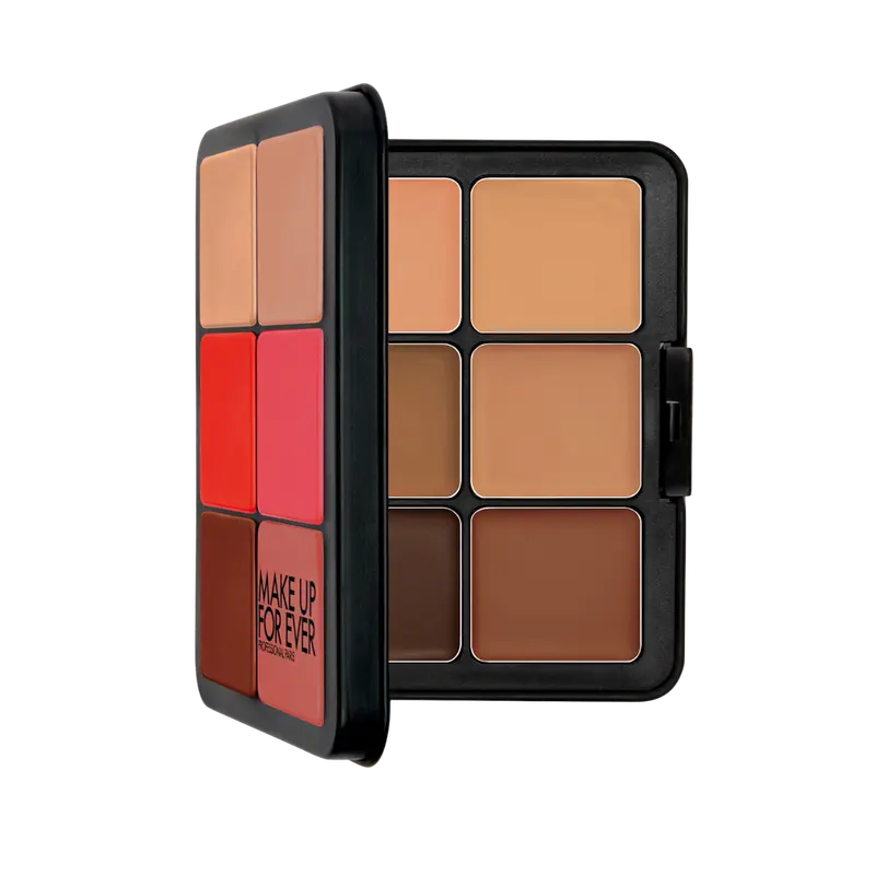 HD Skin Face Essentials Palette with Highlighters - Long-Lasting Full Face Cream Palette HD Skin Face Essentials Palette with Highlighters - Long-Lasting Full Face Cream Palette