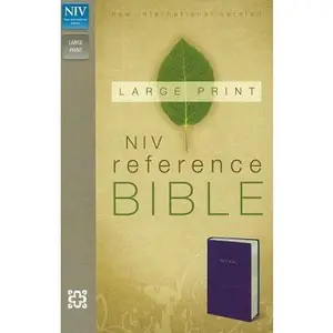 USED-NIV, Reference Bible, Large Print, Imitation Leather, Blue, Red Letter Edition by Zondervan (Unknown)