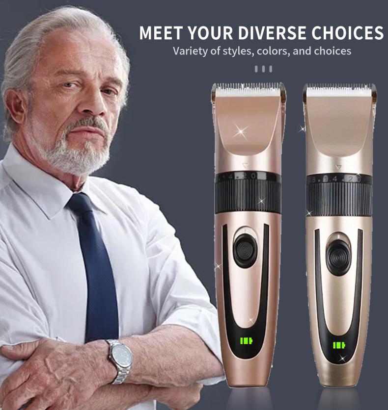 Multifunctional Electric Hair Clipper | USB Charging, 4 Types of Limit Combs, Professional Wireless, Ideal for Travel and Home Use, Perfect Holiday Gift for Fathers ,perfect travel gift