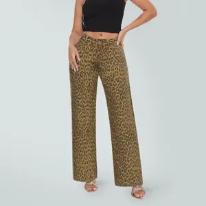 Magic ONESO BBL Jeans Mid-low Rise Stretchy Wide Leg Distressed Baggy Denim Pants Comfortable Tummy Control Plus Size Regular Size 8001