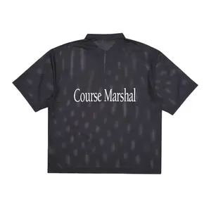 Students Golf Course Marshal SS Mesh 1/4 Zip Polo