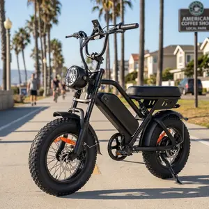 1000W Electric Bike for Adults | 16" Fat Tire Ebike with 48V 15.6Ah Battery, 56 Miles Long Range Off-Road Commuter Bicycle