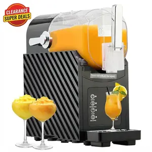 [NEW PRODUCT] GARVEE 84oz (2.5L) Slushie Machine - Frozen Drink Maker with 3 Preset Modes (Slush, Frappe, Milkshake), LED Display, Auto-Clean, and One-Touch Dispensing for Margaritas, Smoothies, and Ice Cream (Black)