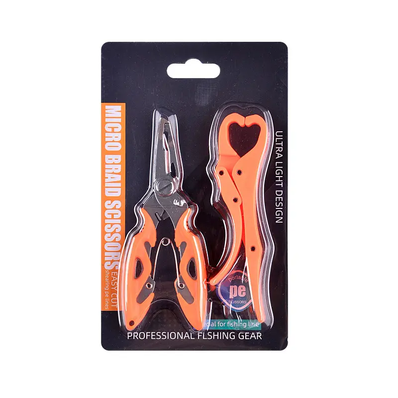 Lightweight & Portable 2-in-1 Stainless Steel Pocket-Size Fishing Tool Kit - 12-12.5cm Fish Lip Gripper, Multi-Task Pliers for Hook Removal & Lure Handling, 0.087Kg Fishing Accessories, Perfect Gift for Any Angler