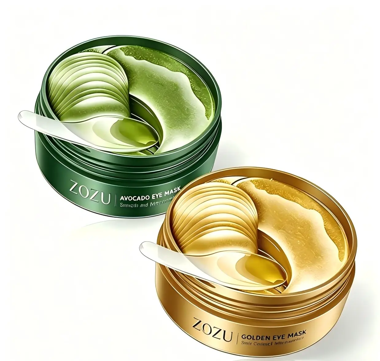 120pcs Avocado & Gold Eye Mask: AM Brightening & Hydration, PM Repair & Depuffing – The Daily Must-Have for Dark Circles & Dryness Alternate Use To Reduce Puffiness And Soothe Dry Skin,Daily Eye Care Product for Dark Eye Bags