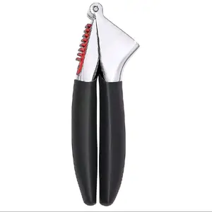 Garlic corkscrew with soft grip handle