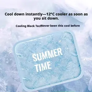 Ice Pad Cooling Mat for Students, Office, Nap, Car, Waterproof, Cute Summer Seat Cushion, No Water Needed, Comfortable & Refreshing