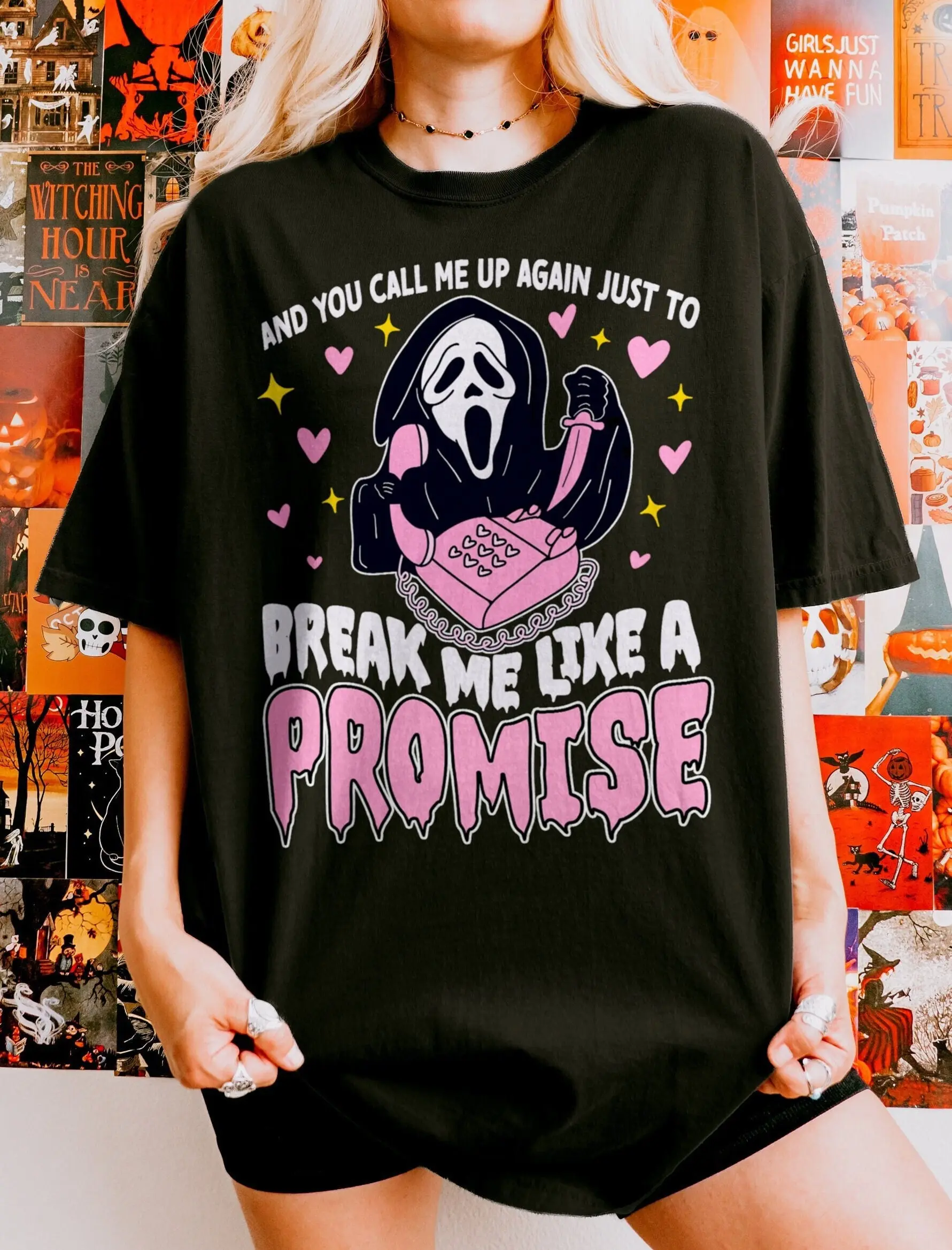 Scream All Too Well Cute Spooky Vintage Tee Unisex T-shirt Hoodie SweatShirt Tank Top